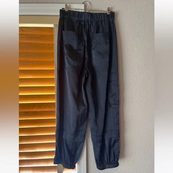 Tibi shiny nylon wilt jogger Navy MEDIUM LONG - Picture 4 of 4